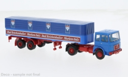 Brekina 78158 - H0 - MAN F7 Pritsche-Sattelzug Marken-Salz